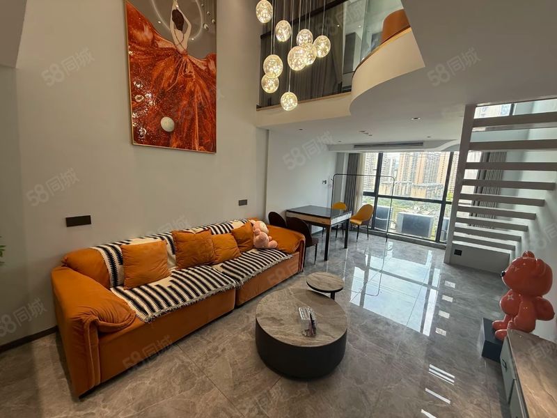 整租 | 松树坪 摩根空间 复式loft  两室两厅 家电齐全