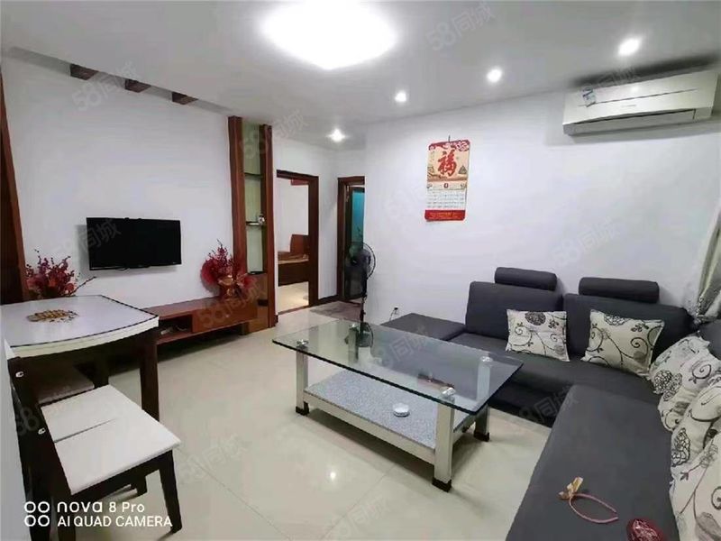 整租 | 和平县新城区宝信花园电梯2房家具家电齐全拎包入住近超