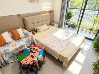 航空路精装单间公寓阳光采光好独立厨卫家电齐全