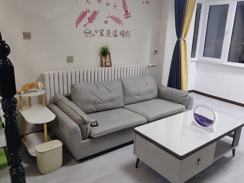 整租 | 可短租可看海复式住宅百度城精装家具家电齐全实用面积1