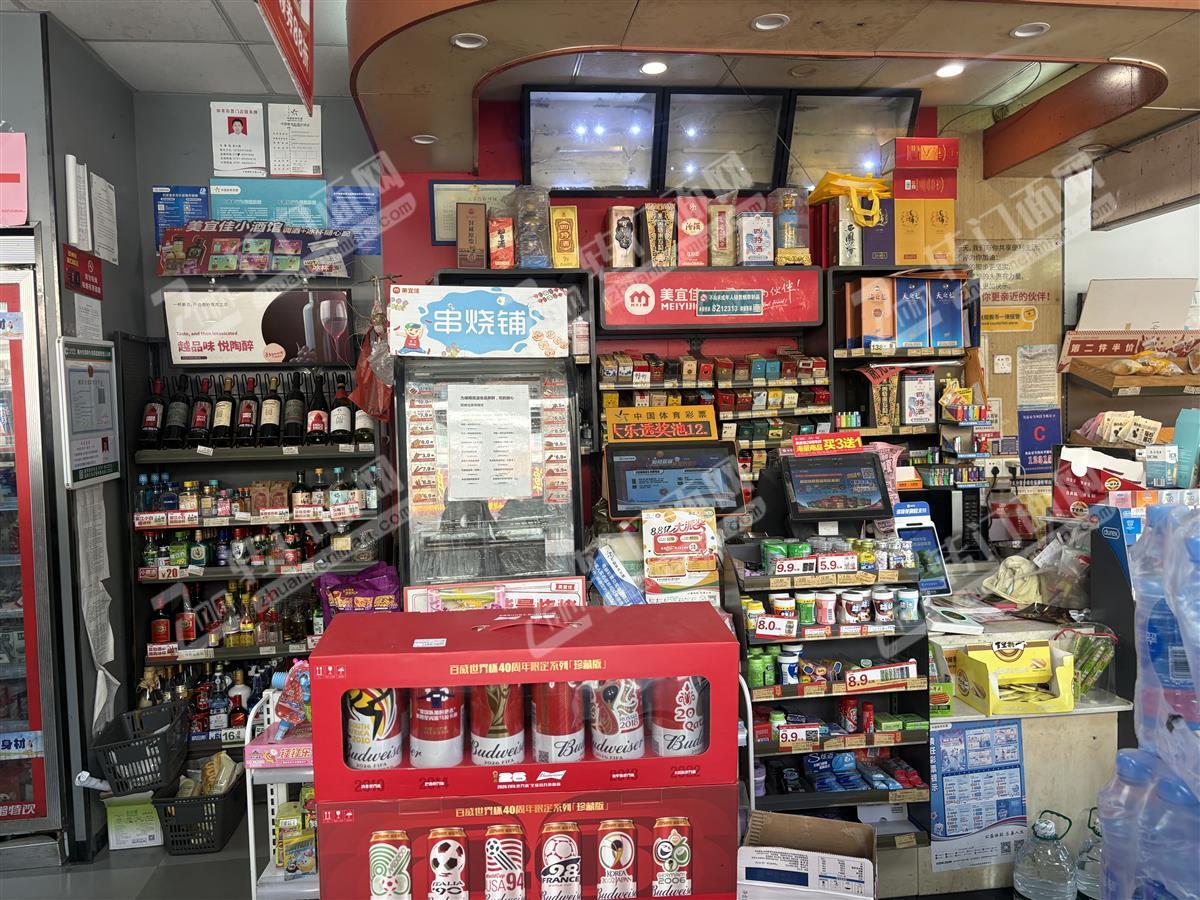 南康品牌便利店美宜佳转角大门头转让